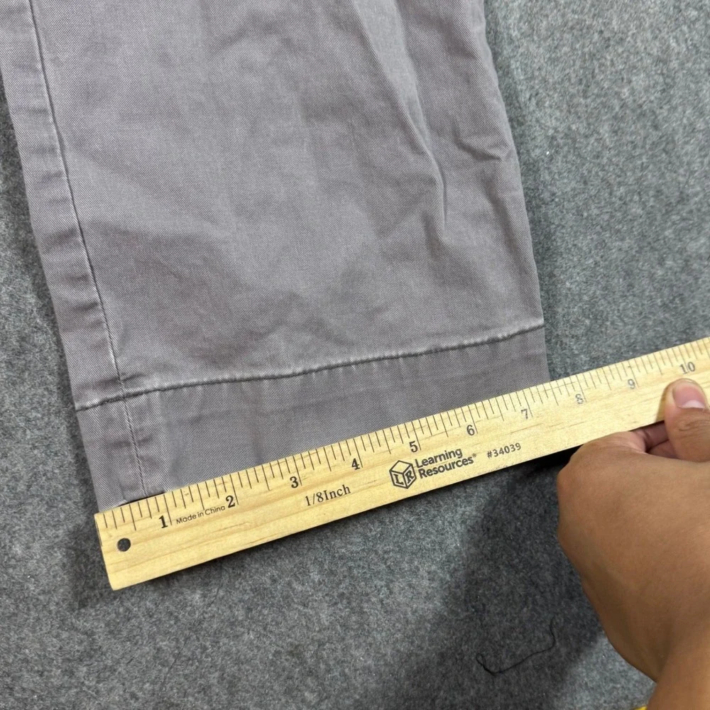 Polo Ralph Lauren Pants Mens 34x32 (34x30) Grey Stretch Straight Chino Trousers